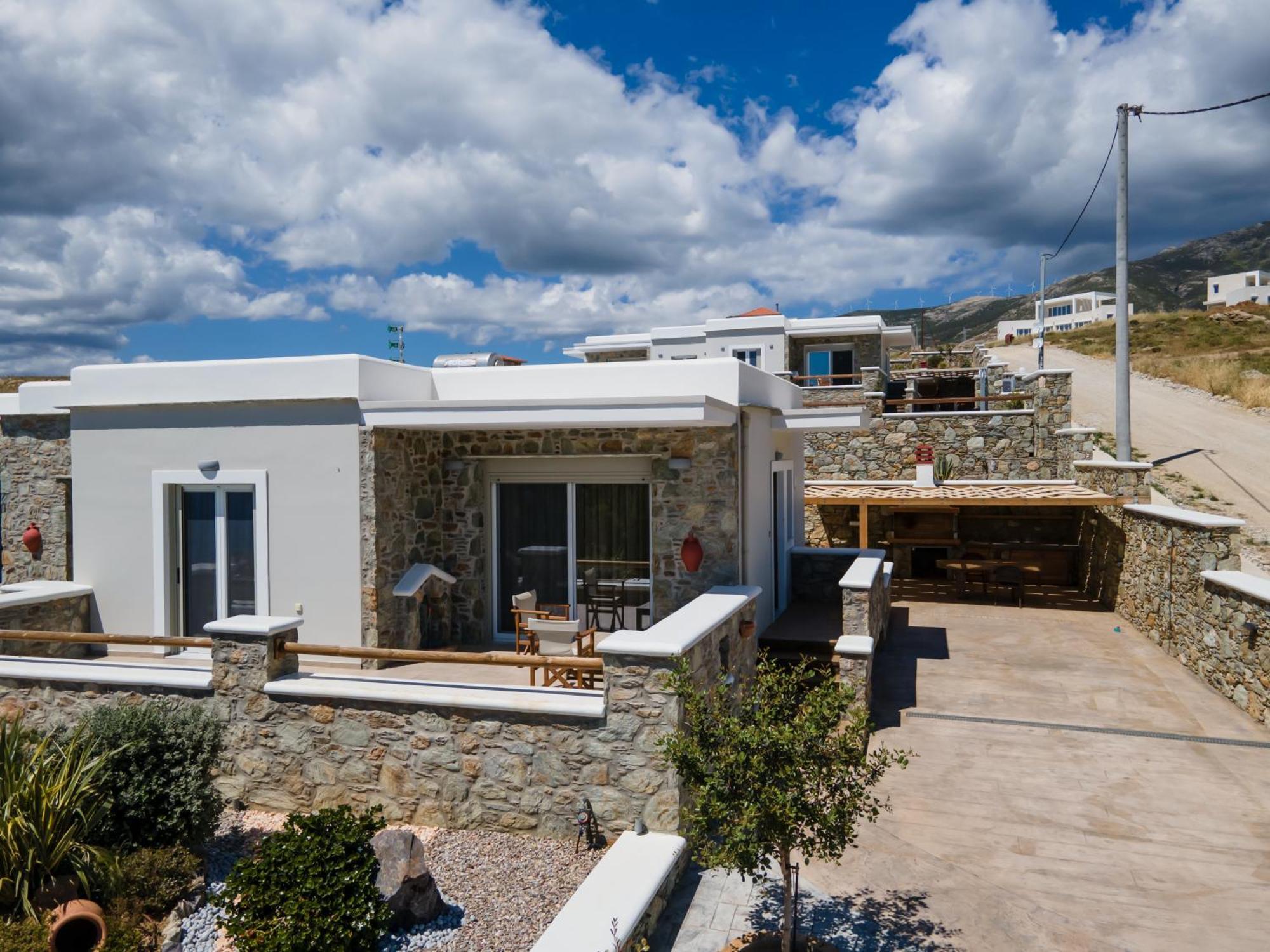 Filokalia 4 Veins - Vacation House With Sea View Kárisztosz Kültér fotó
